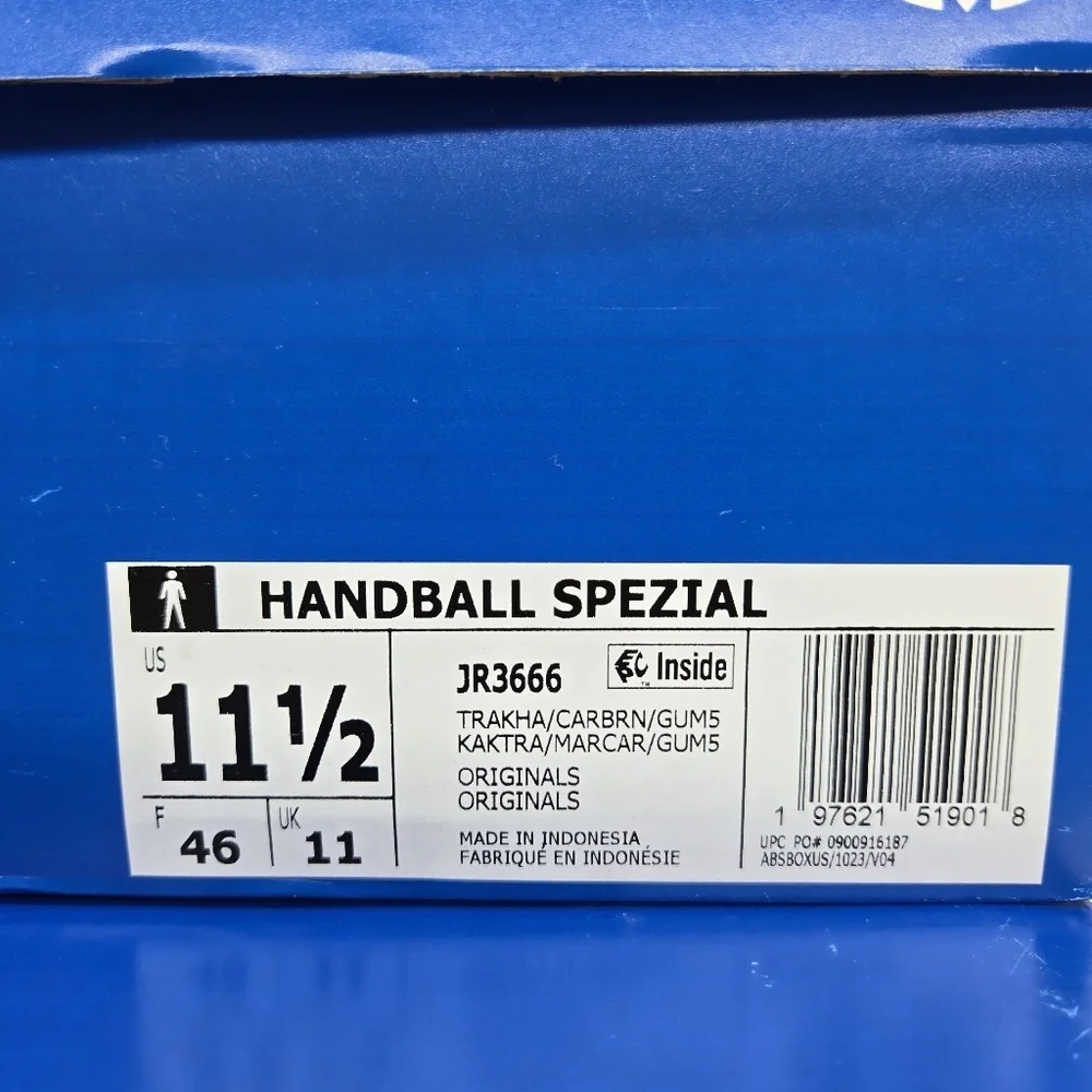adidas Handball Spezial JR3666 Trace Khaki Cargo Brown Men's Shoes Size 11.5 New